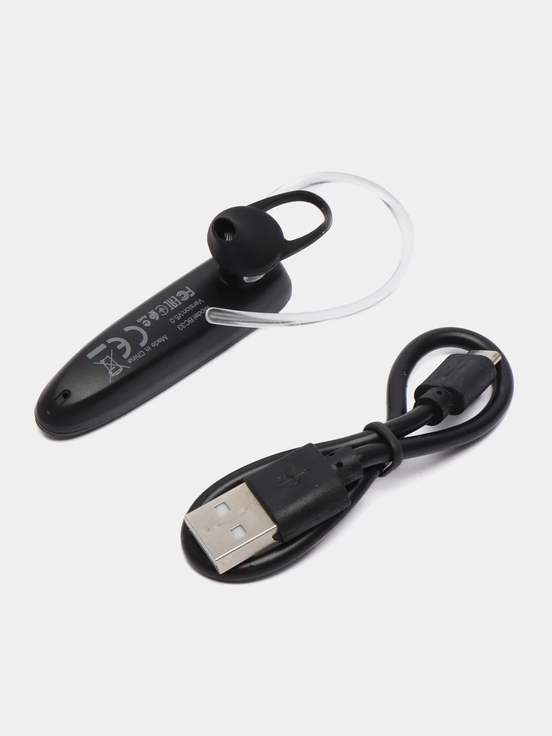Черный беспроводная Bluetooth-гарнитура Borofone BC33