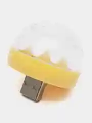 Желтый мини светомузыка USB