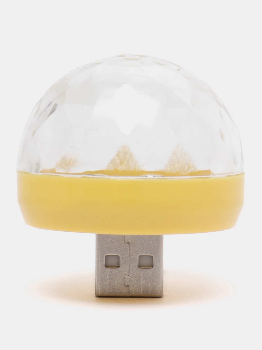 Желтый мини светомузыка USB