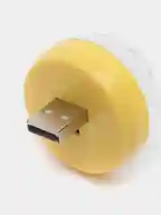 Желтый мини светомузыка USB