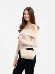 Бежевый сумка женская, искусственная кожа