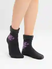 Угольный носки теплые женские Danni "Зима"