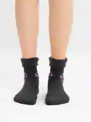 Угольный носки теплые женские Danni "Зима"