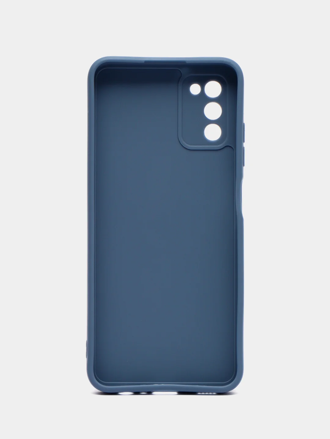 Синий меланж чехол Samsung Galaxy A03s (Самсунг Гелакси А03С) силиконовый
