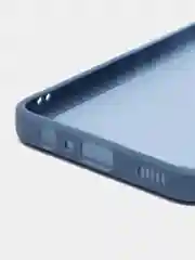 Синий меланж чехол Samsung Galaxy A03s (Самсунг Гелакси А03С) силиконовый