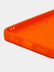 Оранжевый чехол для Infinix Smart 6 Plus (Смарт 6 Плюс), прозрачный силиконовый