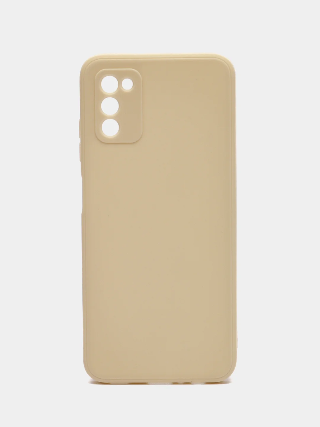 Молочный чехол Samsung Galaxy A03s (Самсунг Гелакси А03С) силиконовый