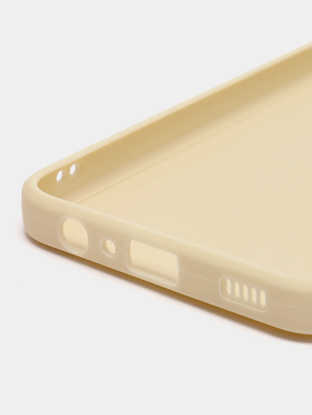 Молочный чехол Samsung Galaxy A03s (Самсунг Гелакси А03С) силиконовый