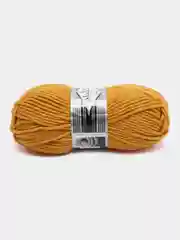 Желтый пряжа Alize Superlana Maxi, 100 г, 75% акрил, 25% шерсть