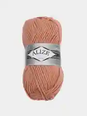 Пудровый пряжа Alize Superlana Maxi, 100 г, 75% акрил, 25% шерсть