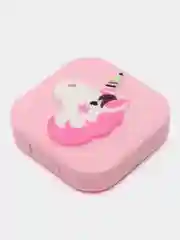 Желтый контейнер для контактных линз