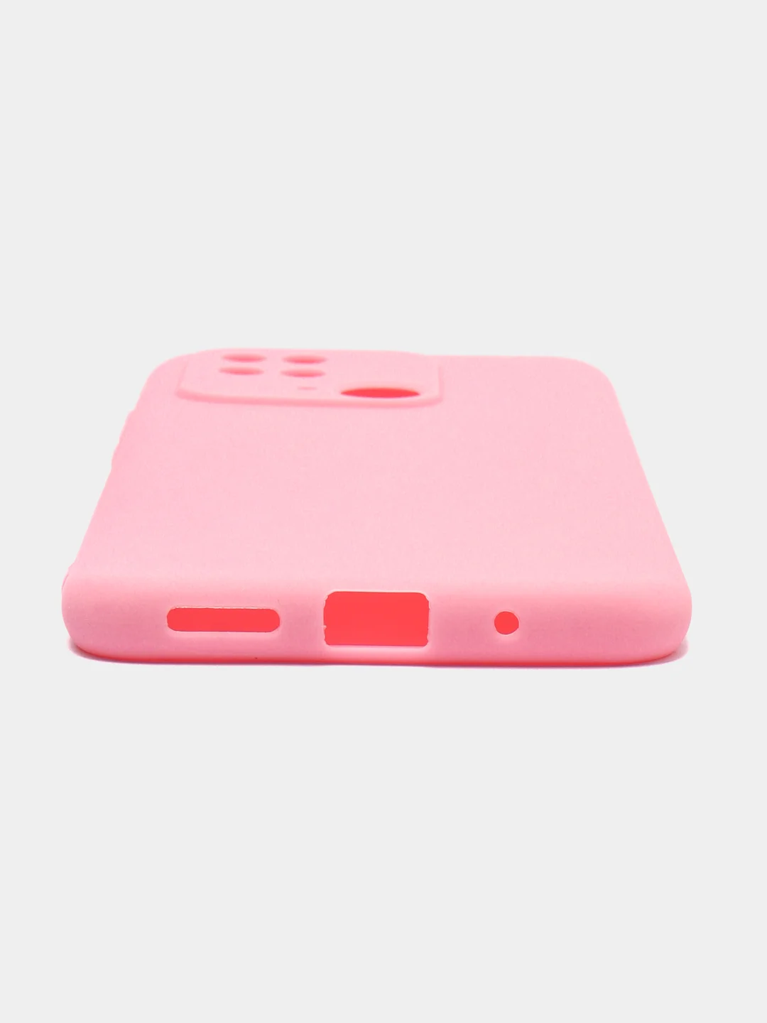 Розовый силиконовый чехол для Redmi 10C, бирюзовый, розовый, матовый
