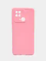 Розовый силиконовый чехол для Redmi 10C, бирюзовый, розовый, матовый