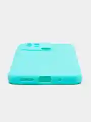 Бирюзовый силиконовый чехол для Redmi 10C, бирюзовый, розовый, матовый