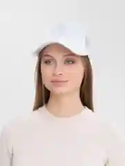 Белый кепка бейсболка летняя, с сеткой, унисекс, 56-58 см