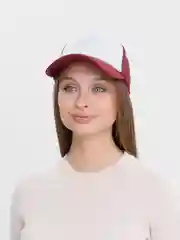 Бордовый кепка бейсболка летняя, с сеткой, унисекс, 56-58 см