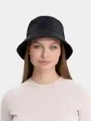 Черный панама летняя, однотонная