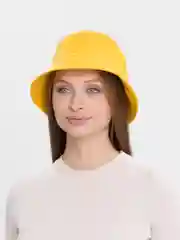 Желтый панама летняя, однотонная