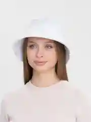 Белый панама летняя, однотонная