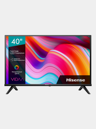 Телевизор LED Hisense 40" 40A4K, FHD Smart TV, Wi-Fi