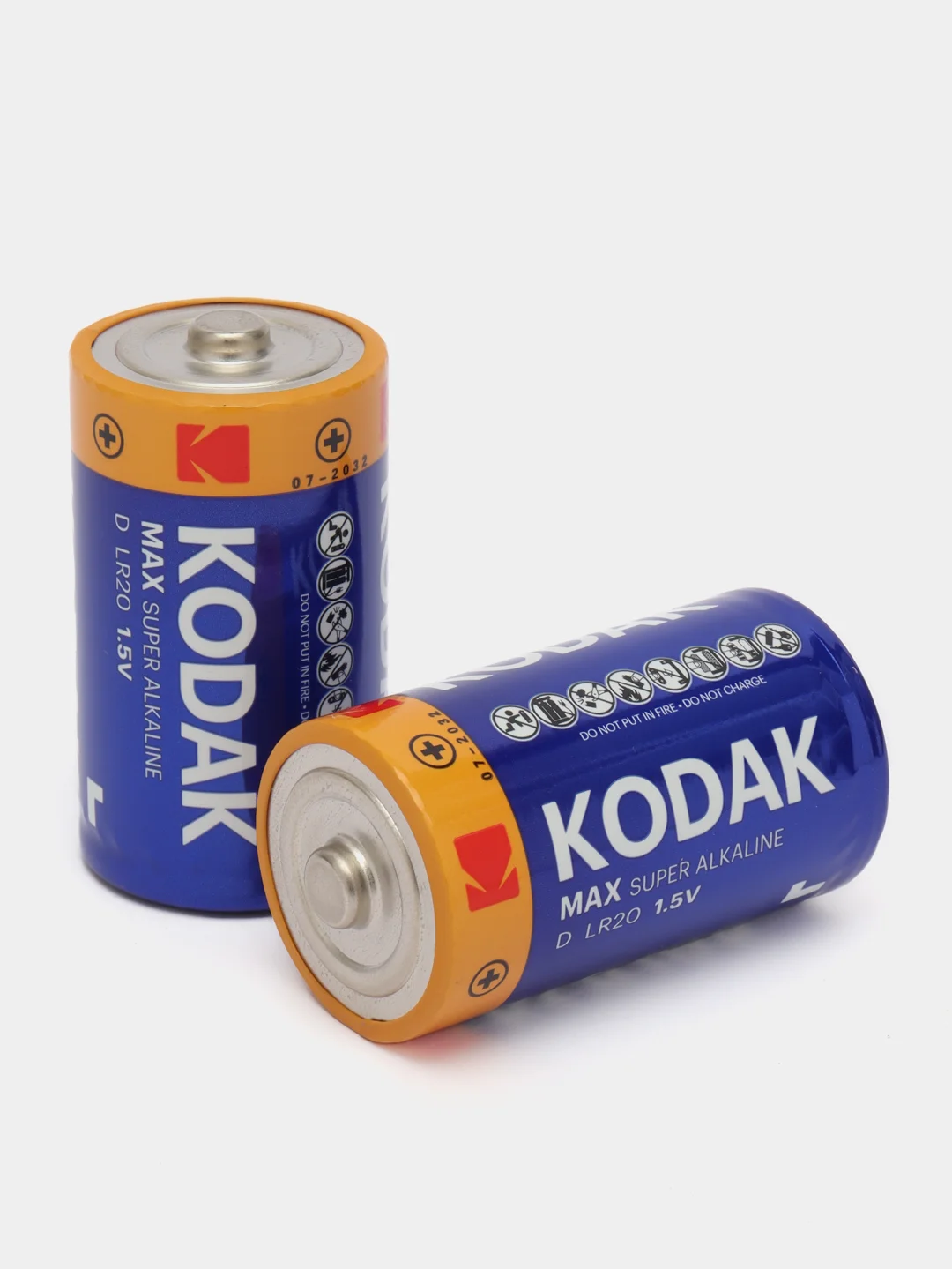 LR20 Kodak MAX Super Alkaline BL2 (2 батарейки R20 алкалиновые, тип D)