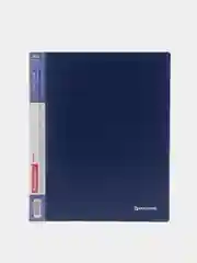 Папка BRAUBERG EXTRA, на 4 кольцах, синяя, ширина 25 мм, до 170 листов, 0,7 мм, 270483