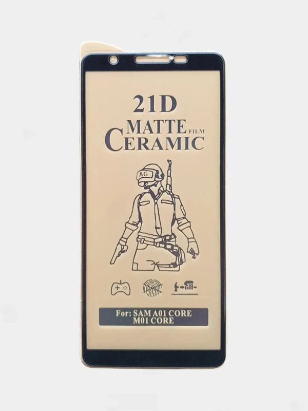 Гибкое защитное стекло Ceramics для Samsung Galaxy A01 core/M1 core, матовое