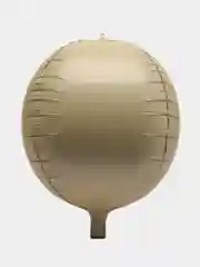 Бежевый воздушный 4D-шар, 2 цвета, 45 см