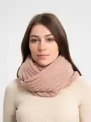 Карамельный шарф-снуд женский "Лизабет"