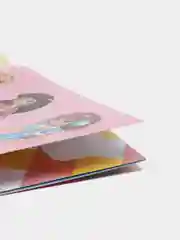 Розовый наклейки Весёлые животные, 12 стр