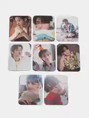 Голубой карточки k-pop "Stray Kids", ламинированные, 8 штук