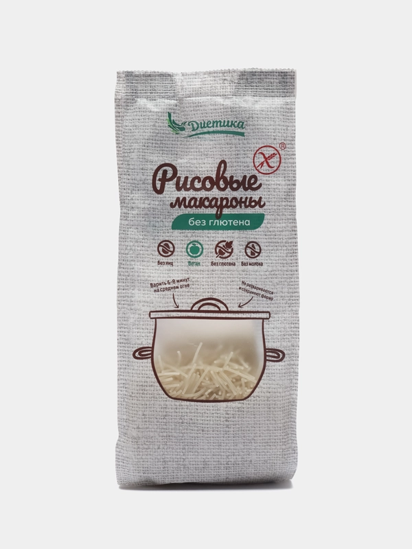 Макароны фигурные из рисовой муки, вермишель, 250 г