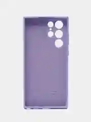 Лавандовый чехол силиконовый для Samsung Galaxy S22 Ultra (Самсунг Галакси С22 Ультра)