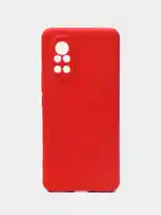 Красный чехол силиконовый для Huawei Nova 8 (Хуавей Нова 8), Silicone Cover