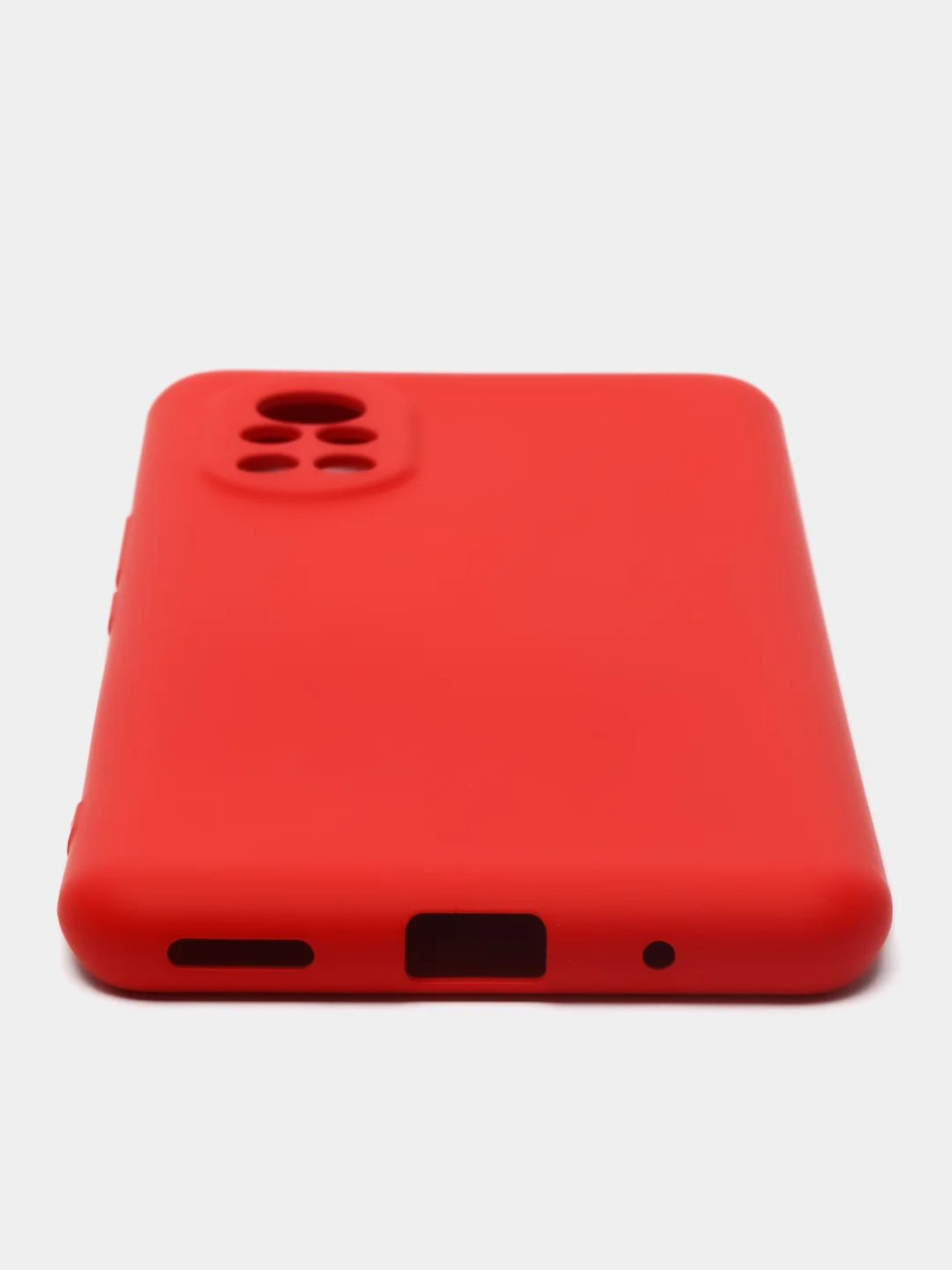 Красный чехол силиконовый для Huawei Nova 8 (Хуавей Нова 8), Silicone Cover