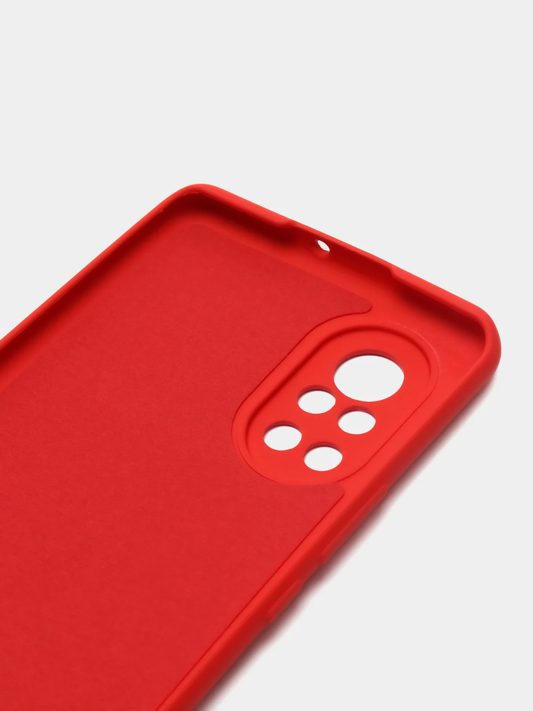 Красный чехол силиконовый для Huawei Nova 8 (Хуавей Нова 8), Silicone Cover