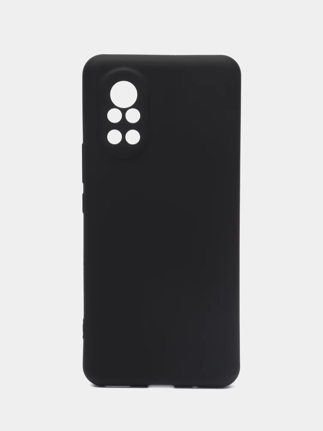 Черный чехол силиконовый для Huawei Nova 8 (Хуавей Нова 8), Silicone Cover