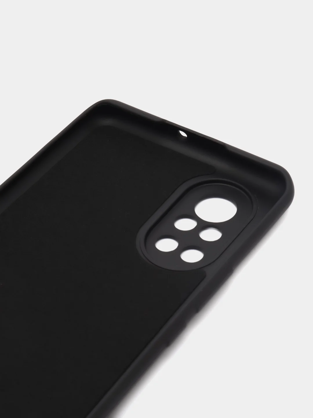 Черный чехол силиконовый для Huawei Nova 8 (Хуавей Нова 8), Silicone Cover