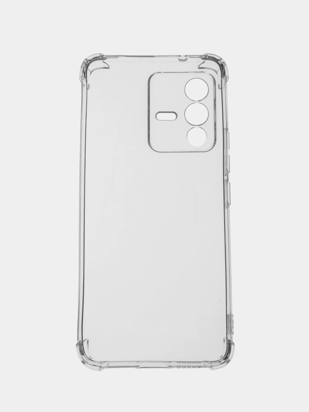 Прозрачный чехол Vivo V23 5G (Виво В23 5Г), прозрачный, силиконовый, противоударный, с защитой камеры