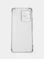 Прозрачный чехол Vivo V23 5G (Виво В23 5Г), прозрачный, силиконовый, противоударный, с защитой камеры