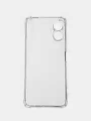 Прозрачный чехол Tecno Camon 19 Neo, прозрачный, силиконовый, противоударный, с защитой камеры