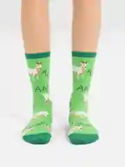 Индиго носки с принтом Funny, унисекс