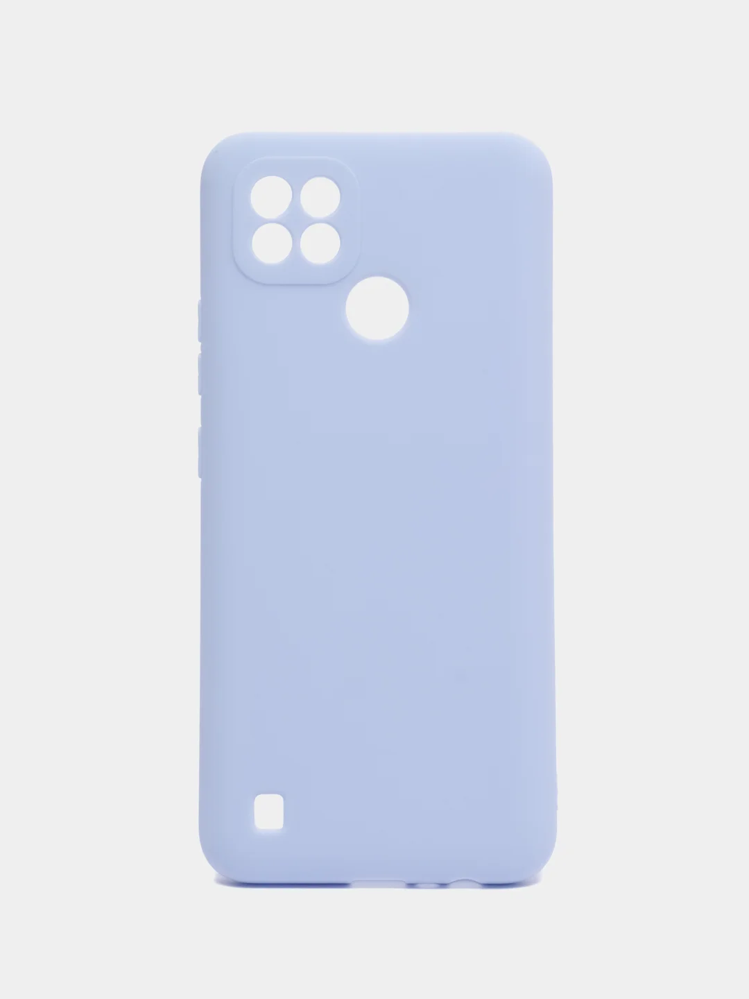 Ледяной чехол силиконовый Realme C21 Реалми С21 цветной, матовый