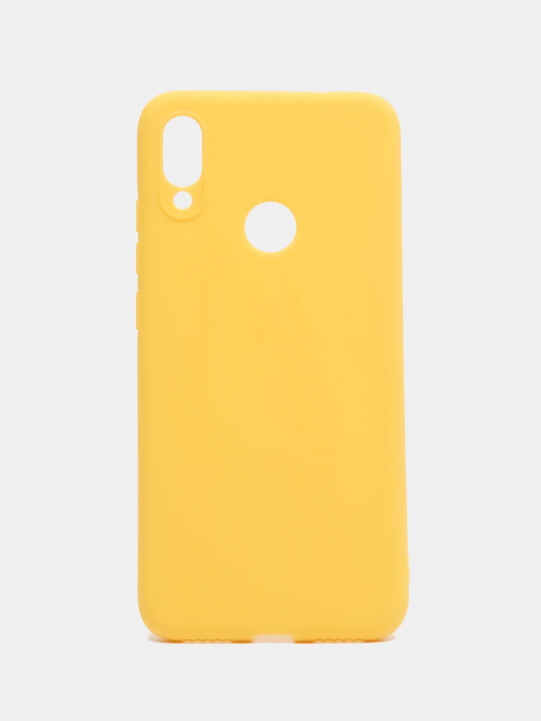 Лимонный чехол Xiaomi Redmi Note 7 силиконовый цветной матовый (Сяоми Редми Нот 7)