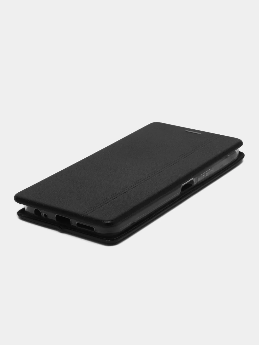 Черный чехол-книжка Tecno Pova Neo 2 "Картофан" из экокожи, с функцией подставки и кармашком