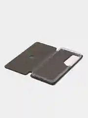 Черный чехол-книжка Tecno Pova Neo 2 "Картофан" из экокожи, с функцией подставки и кармашком