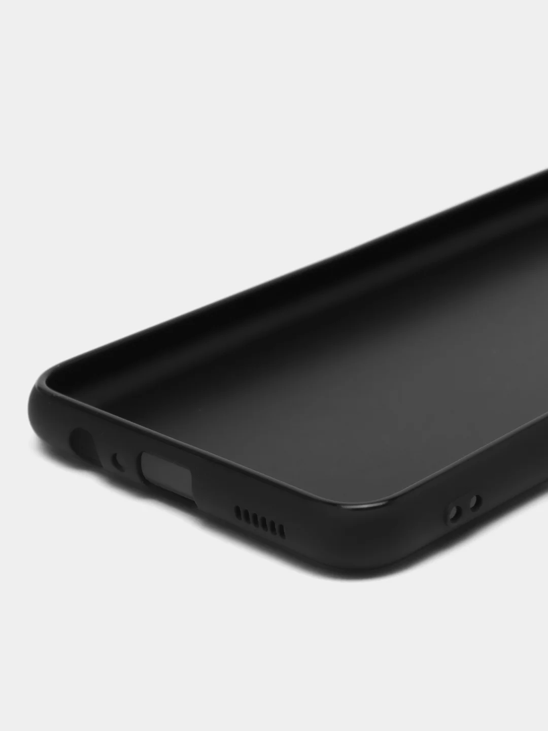 Черный чехол силиконовый ROSCO для Samsung Galaxy A04S, бортик вокруг камер