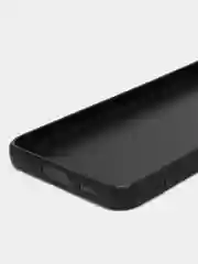 Черный чехол для Samsung Galaxy S23 силиконовый ROSCO матовый тонкий с бортиком- защитой камер