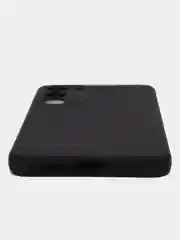 Черный чехол для Samsung Galaxy S23+, S23 Plus силиконовый ROSCO матовый c бортиком защитой камер