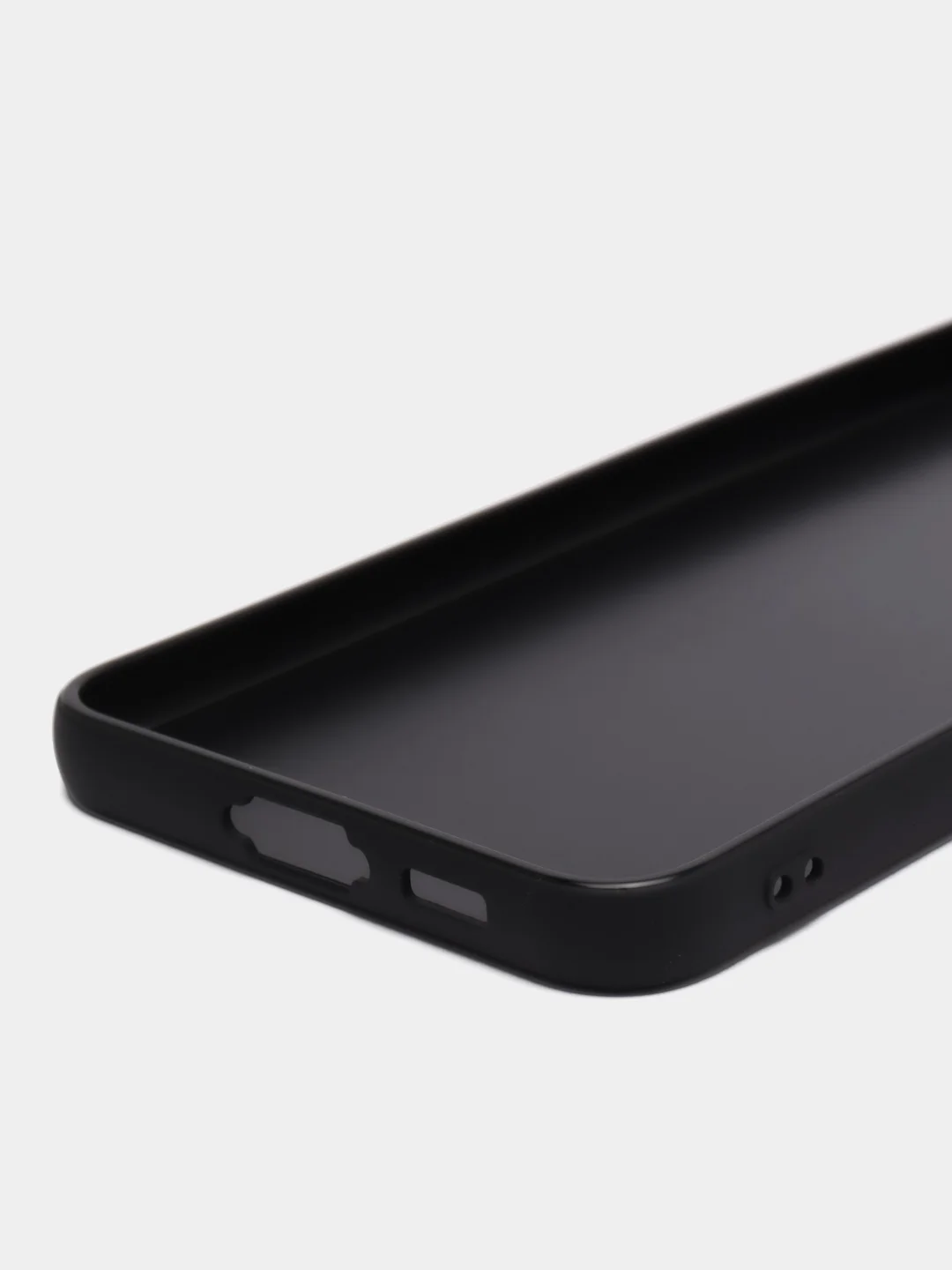 Черный чехол для Samsung Galaxy S23+, S23 Plus силиконовый ROSCO матовый c бортиком защитой камер
